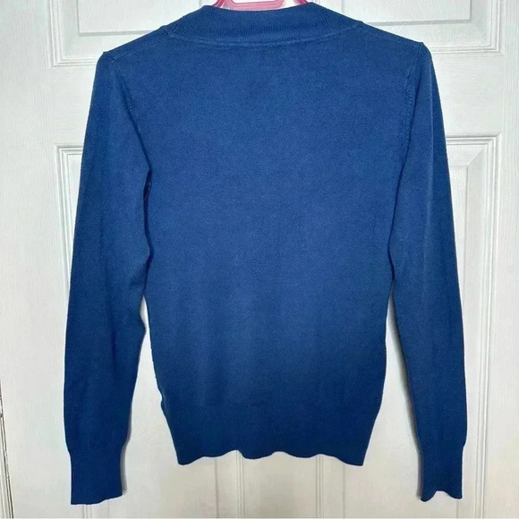 TCEC Sweater V-Neck Blue  Size Large - Picture 9 of 16